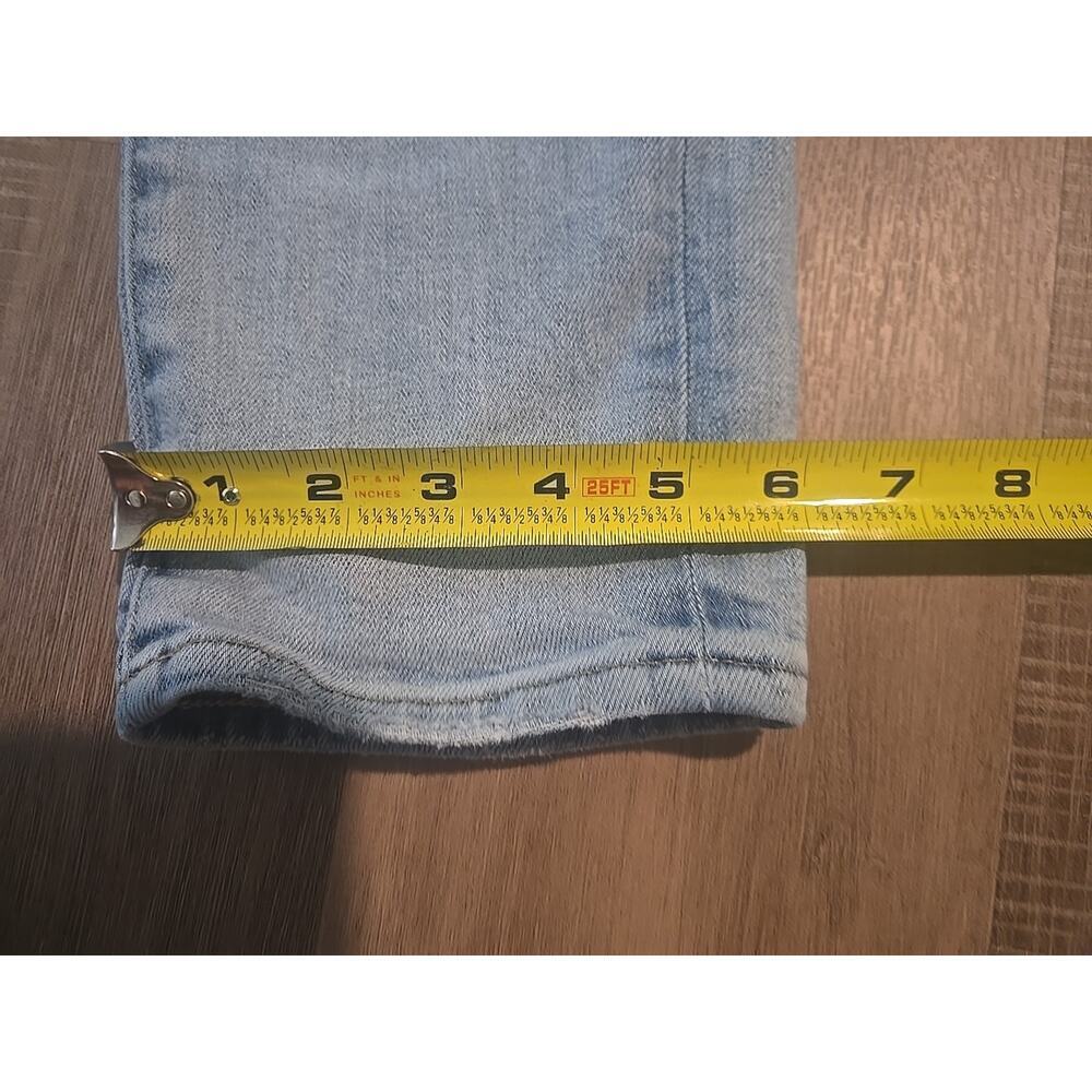 American Eagle Outfitters Skinny Light Blue Distressed Denim Jeans Women - Picture 13 of 16